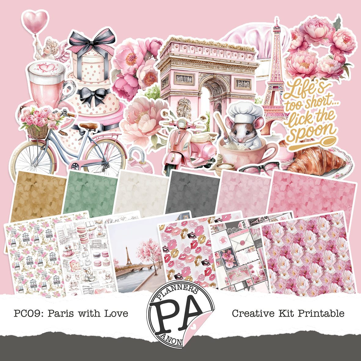 PC09: Paris with Love Creative Kit-(US)