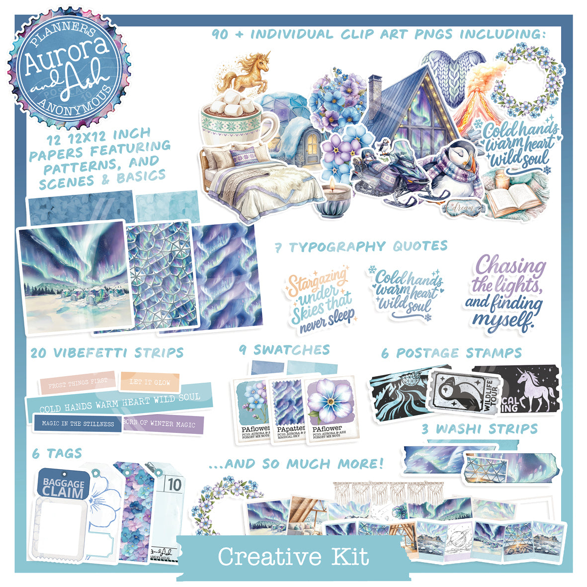 PC10: Aurora and Ash Creative Kit-(US)