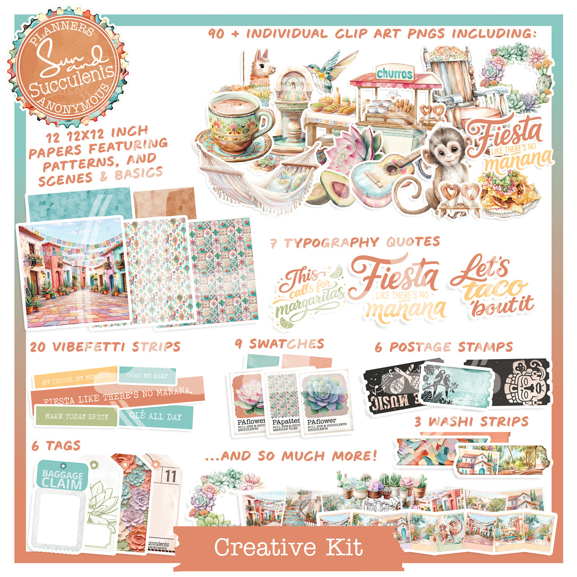 PC11: Sun and Succulents Creative Kit