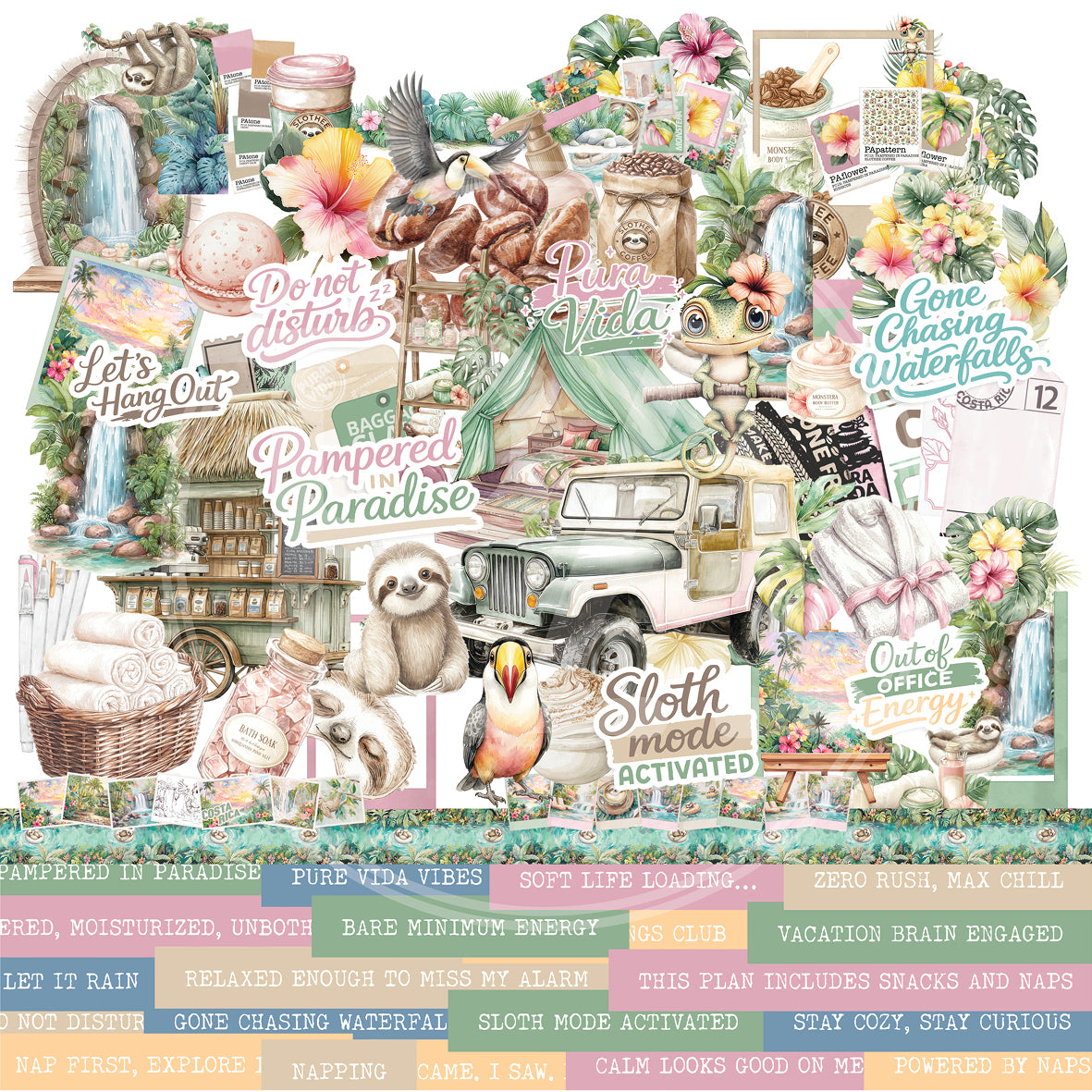 PC12: Pampered in Paradise Creative Kit