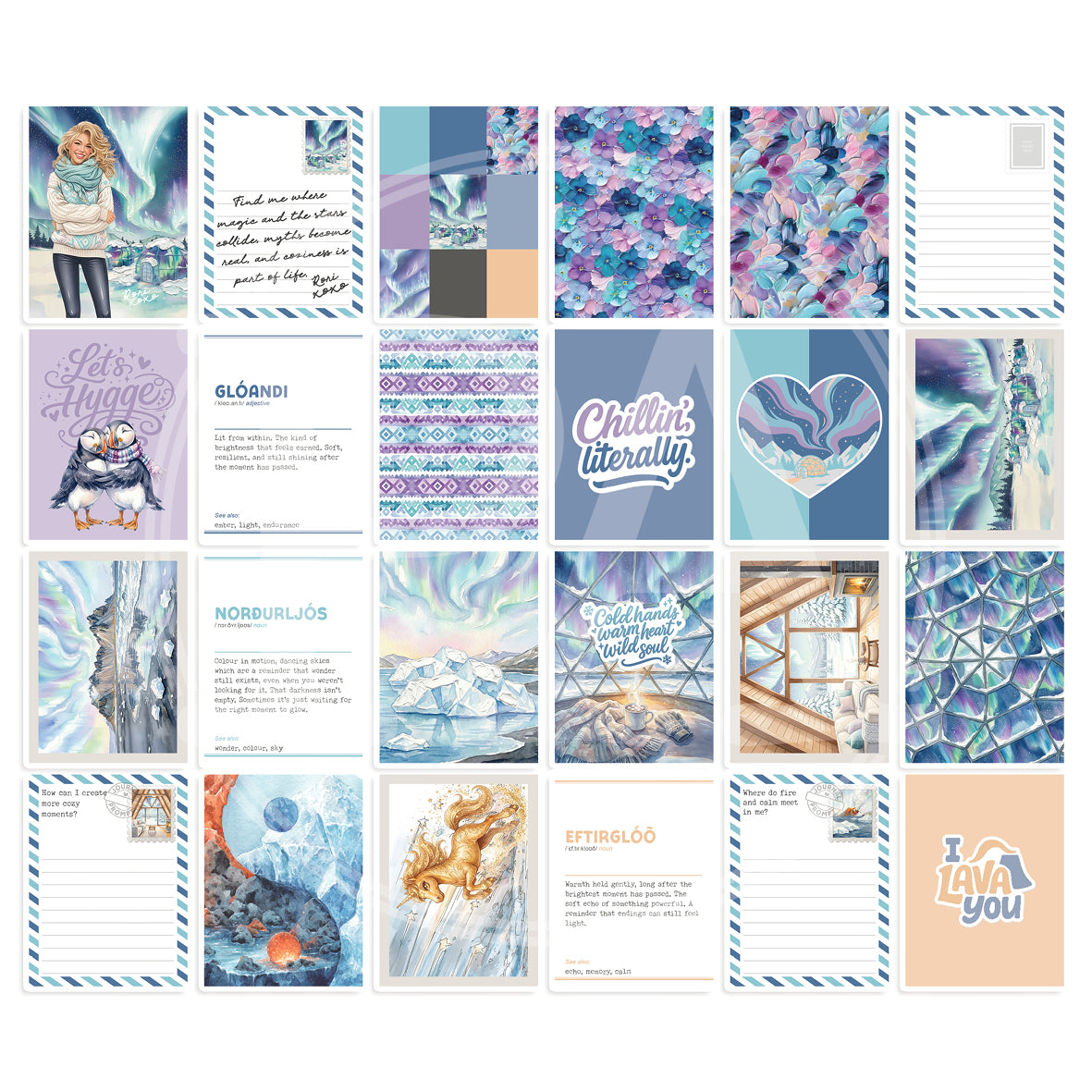 PC10: Aurora and Ash Journal Card Printable-(US)