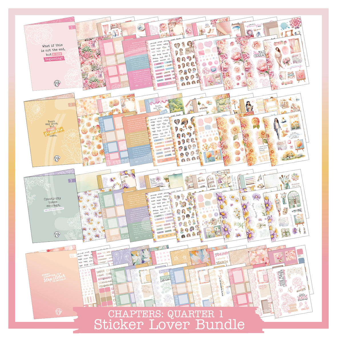 Chapters: Q1 Sticker Lover Bundle