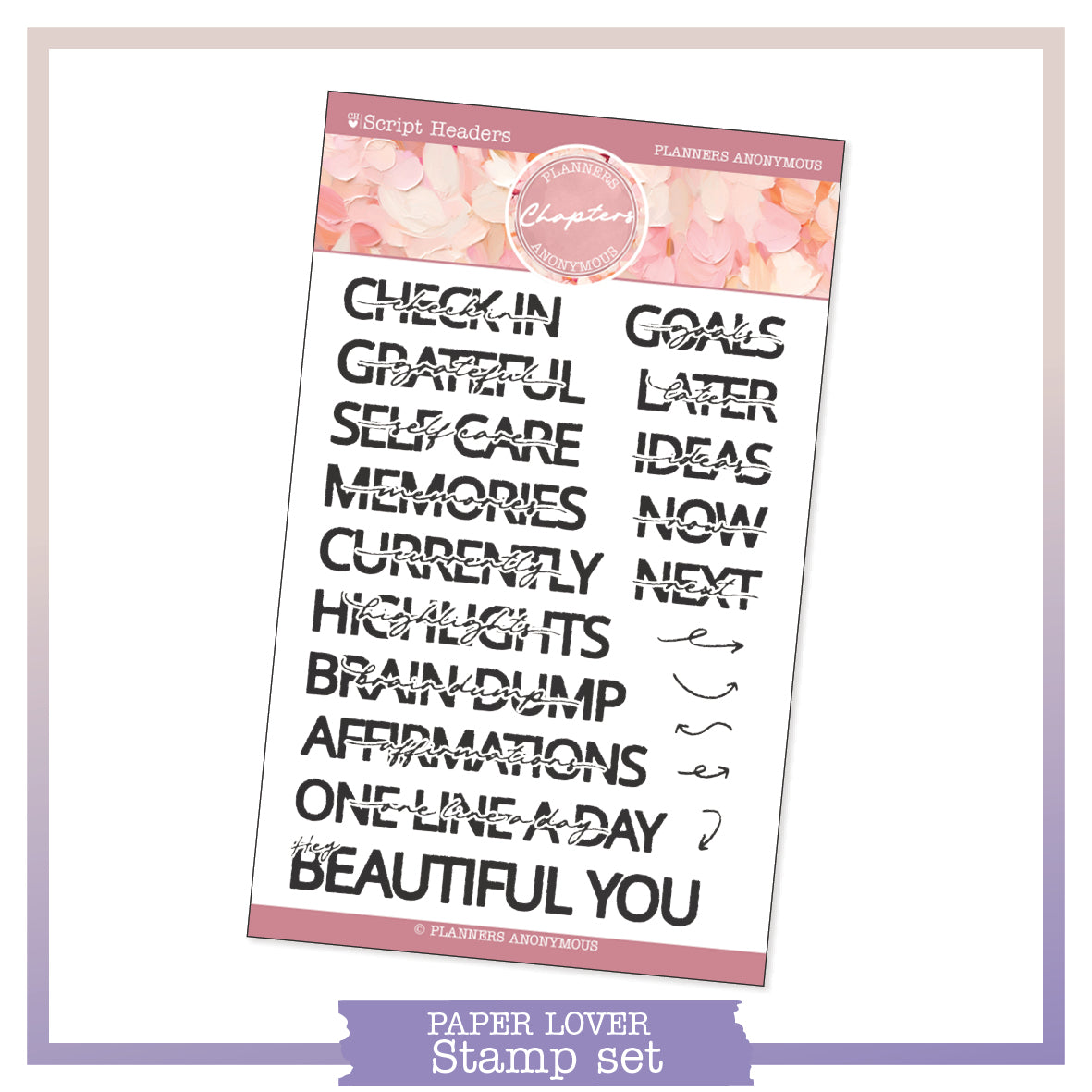 Chapters: Q4 Quarterly Refresh - Stamp Set