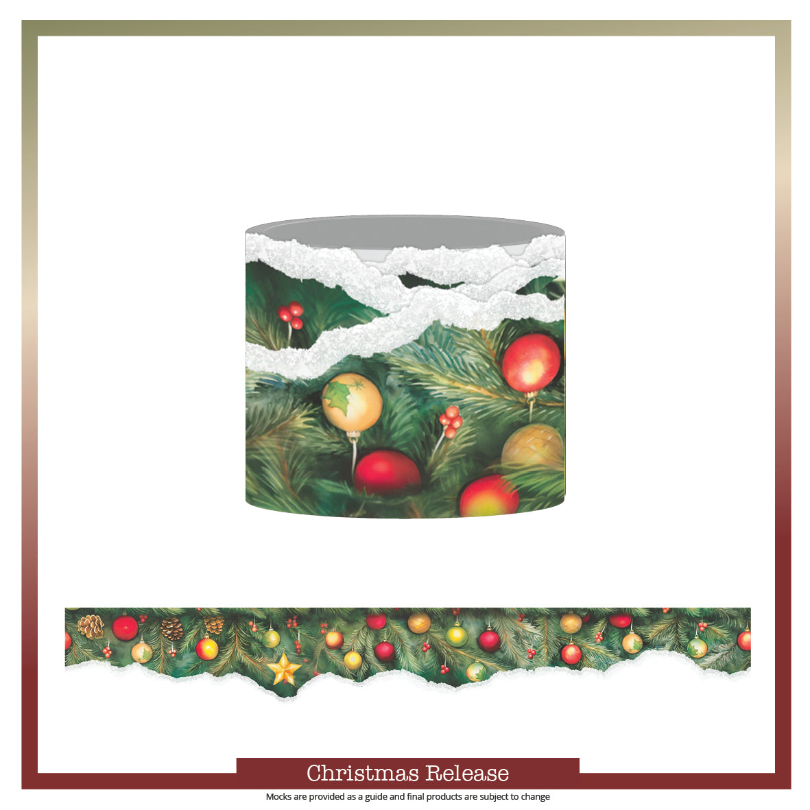 Heartfelt Holidays Christmas Tree Torn Washi