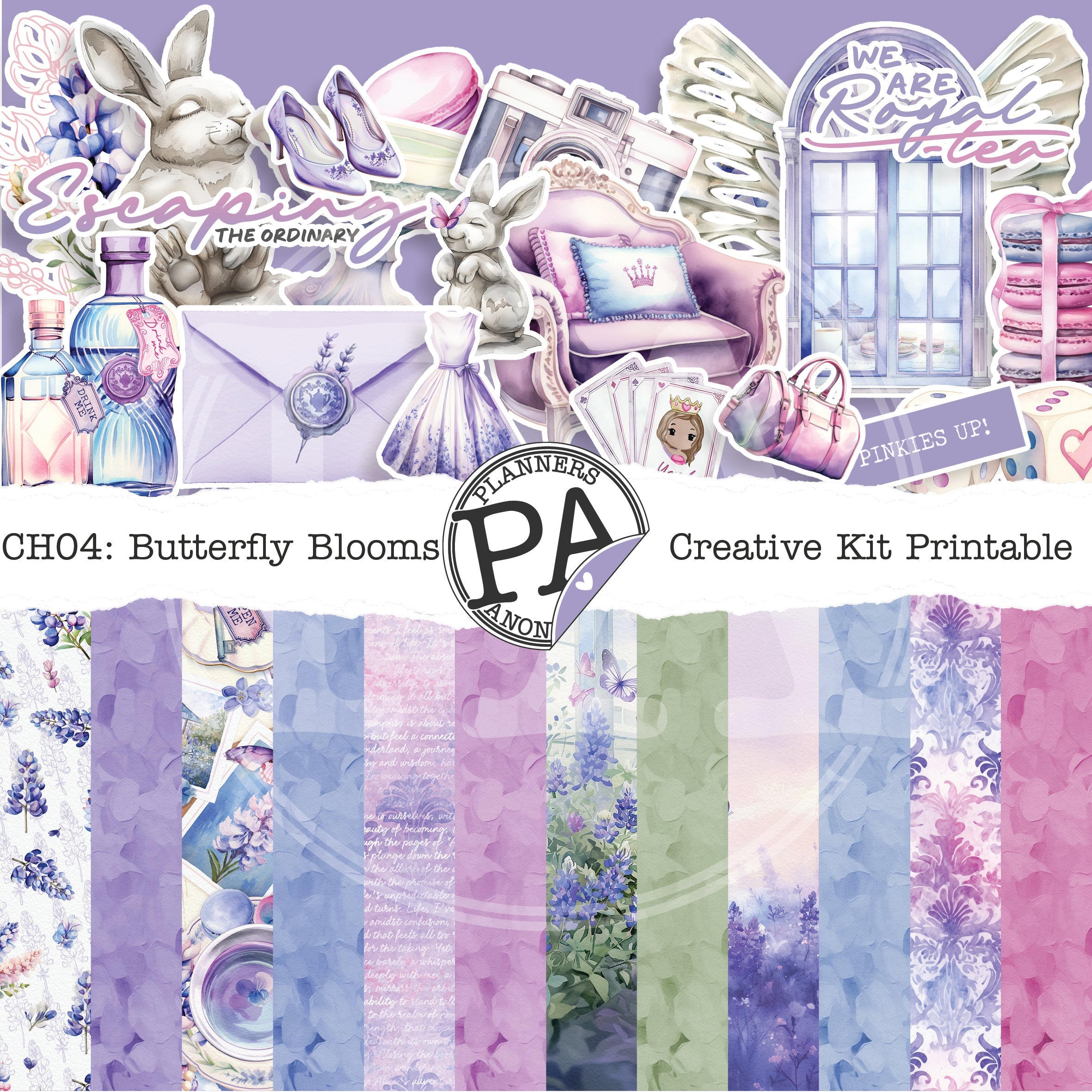 CH04: Butterfly Blooms Creative Kit-(US)