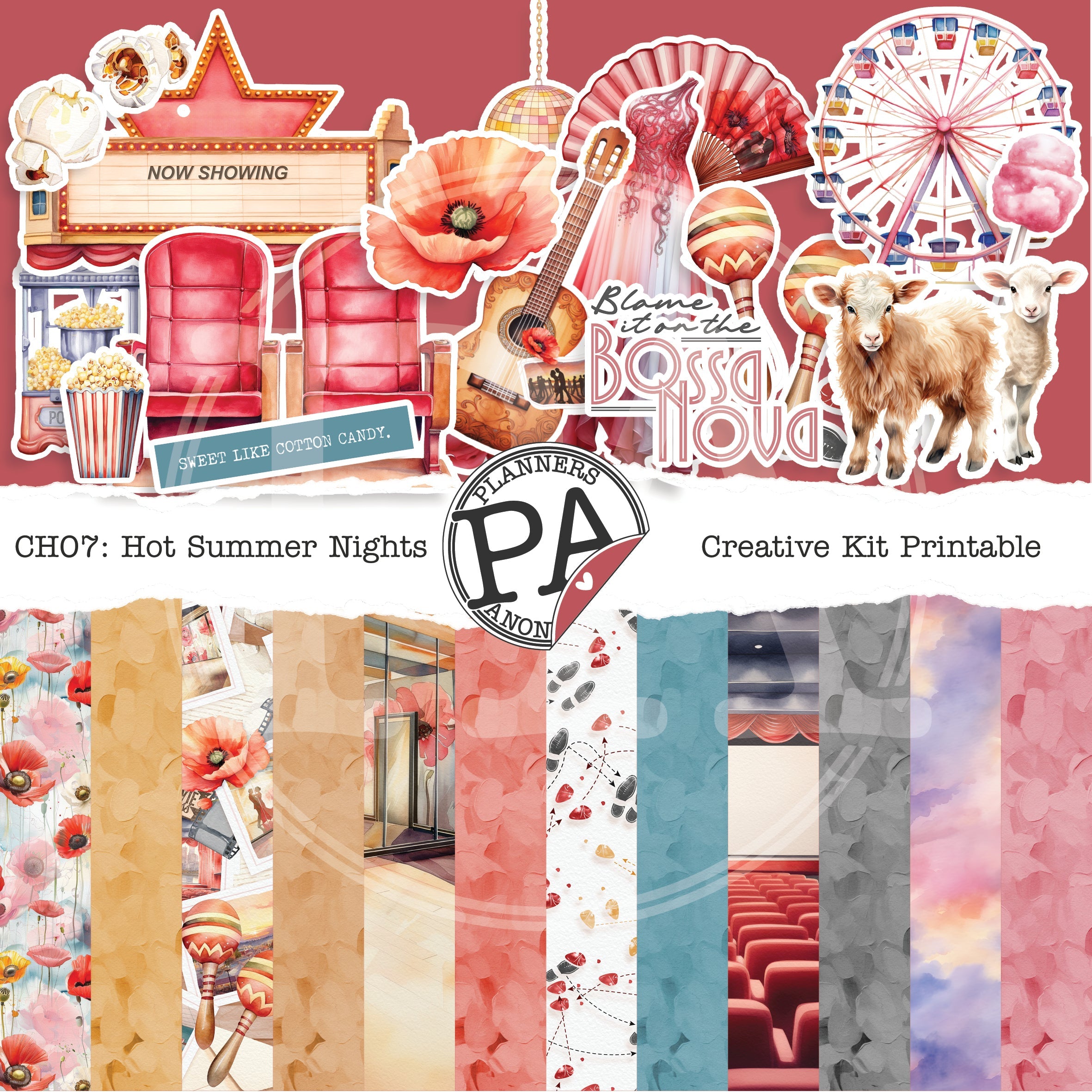 CH07: Hot Summer Nights Creative Kit-(US)