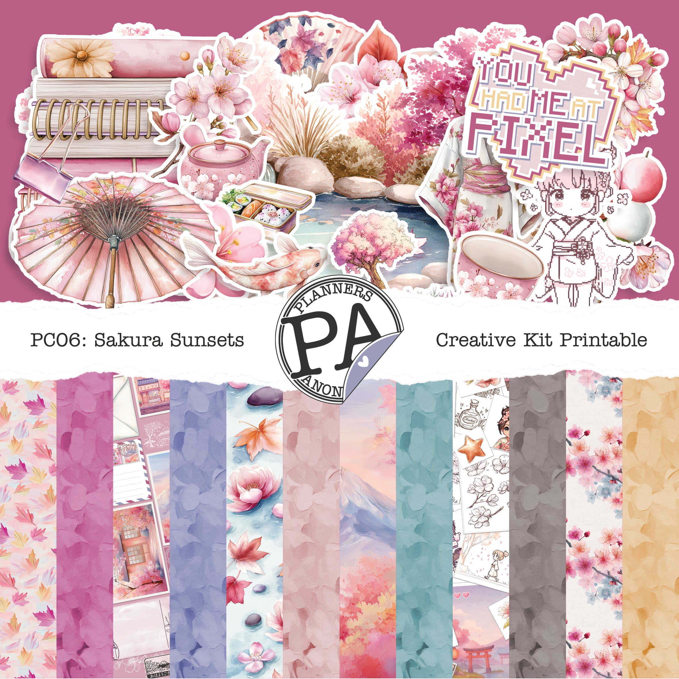 PC06: Sakura Sunsets Creative Kit-(US)