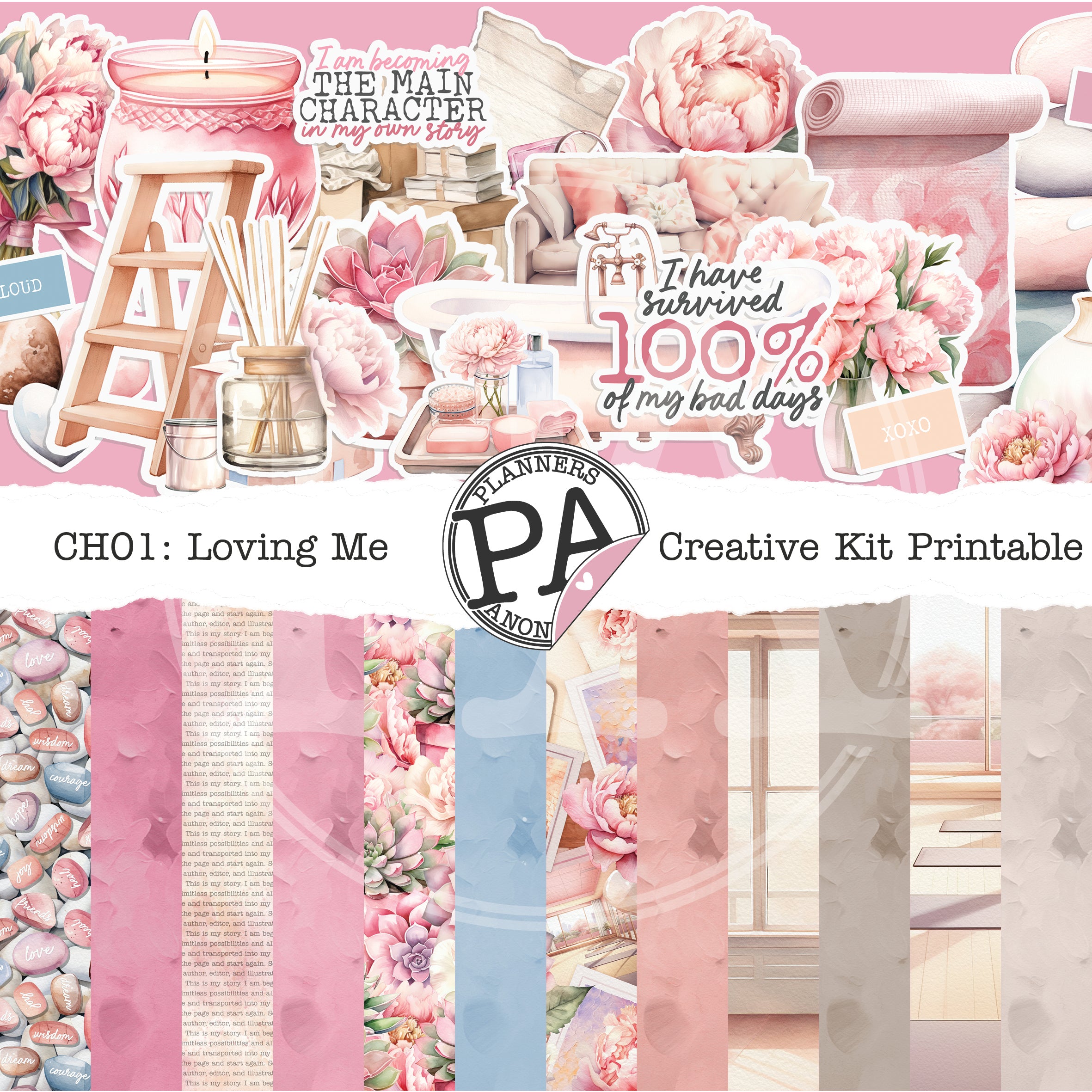 CH01: Loving Me Creative Kit - Printable