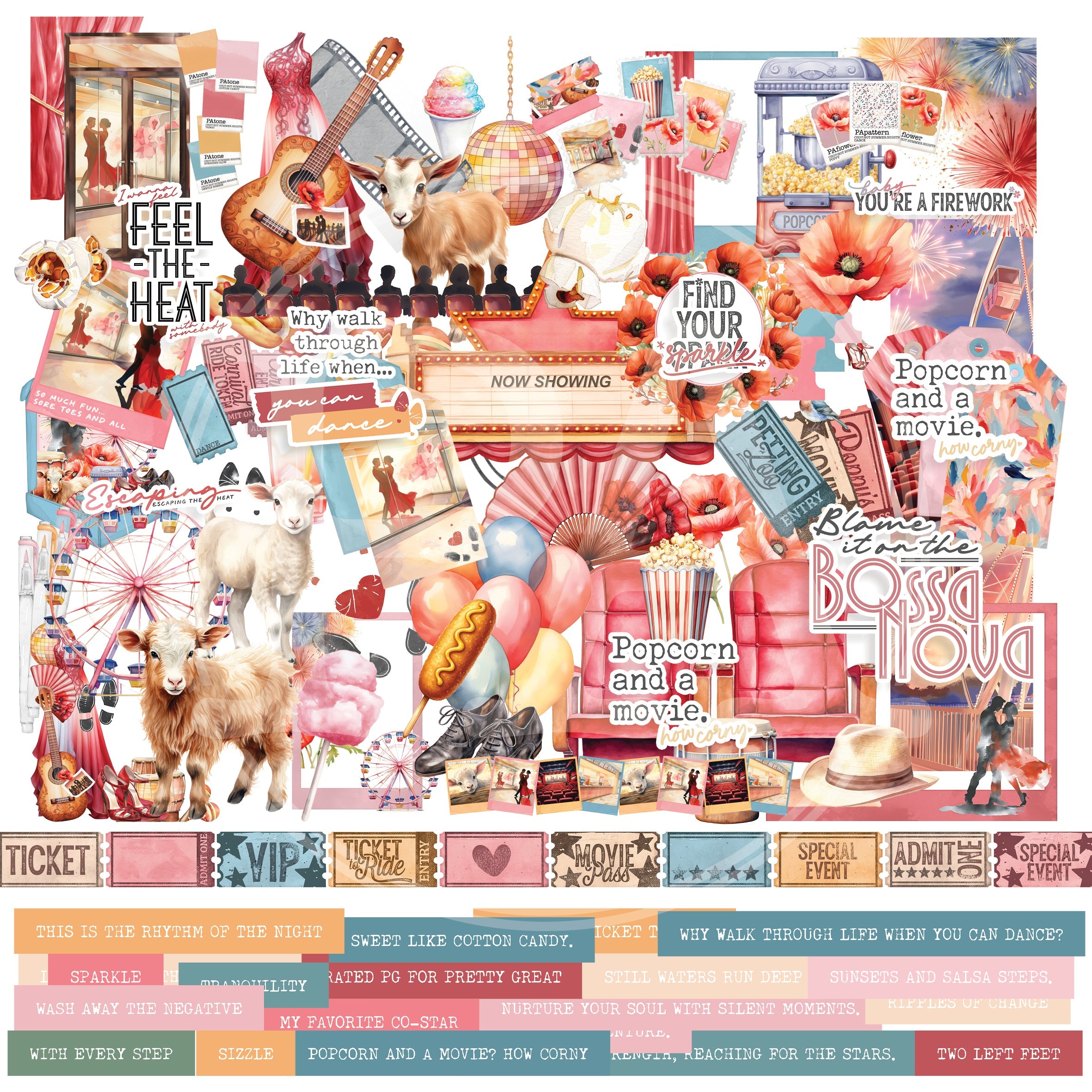 CH07: Hot Summer Nights Creative Kit-(US)
