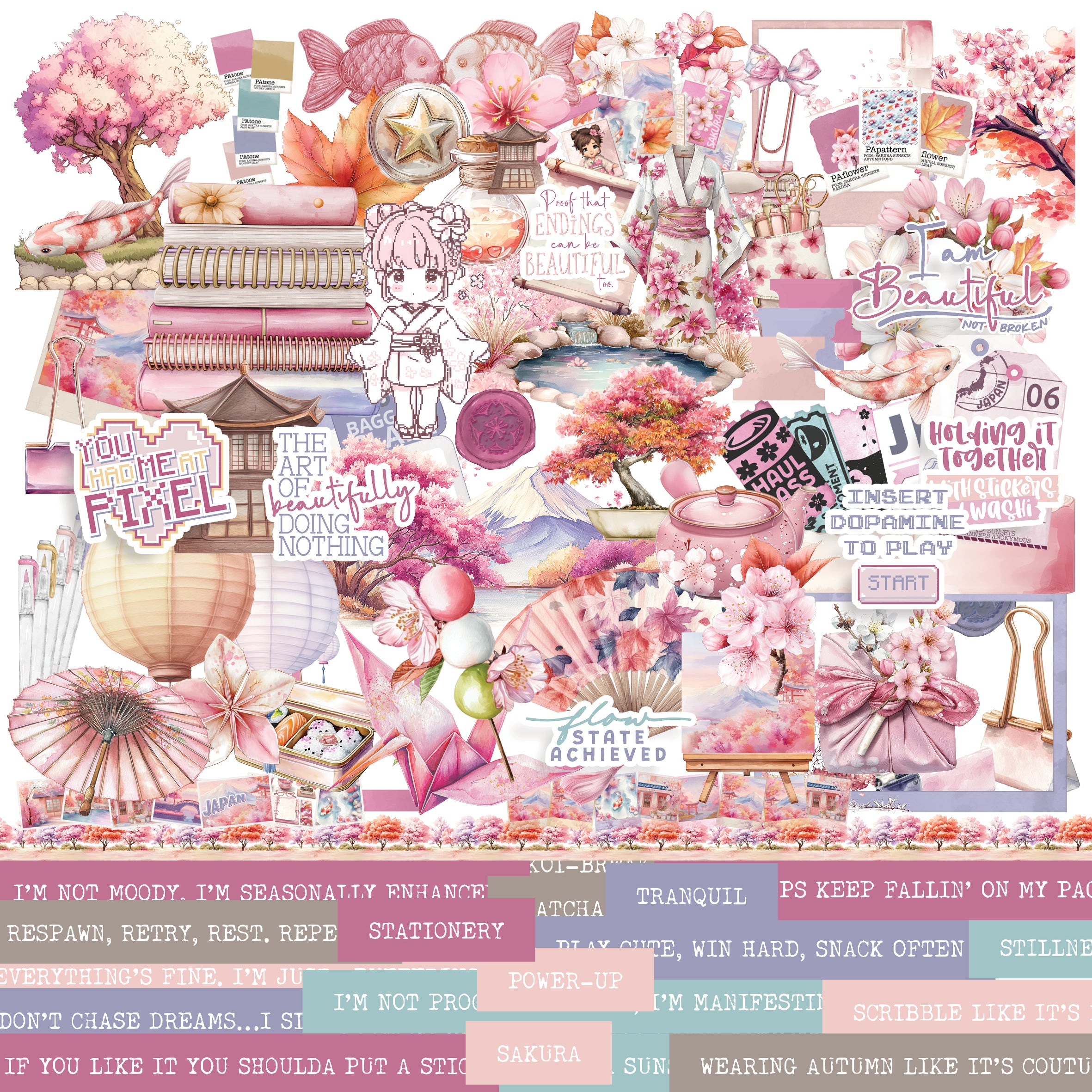 PC06: Sakura Sunsets Creative Kit-(US)