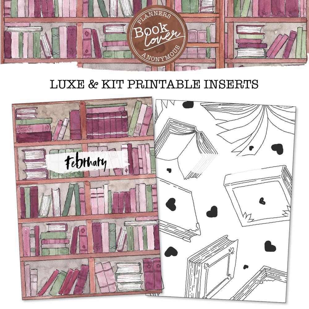 Book Lover Printable Inserts