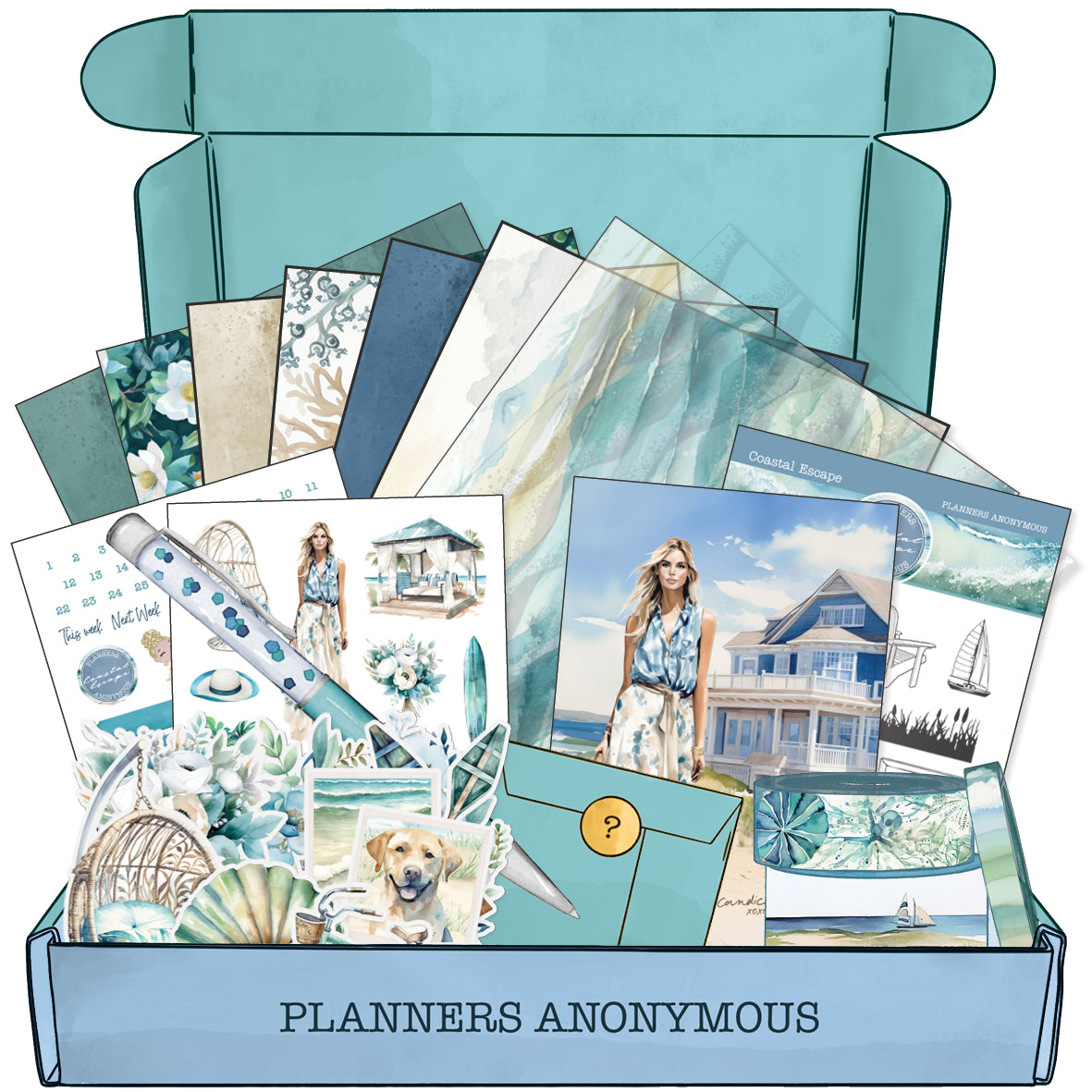 Coastal Escape Planner Kit