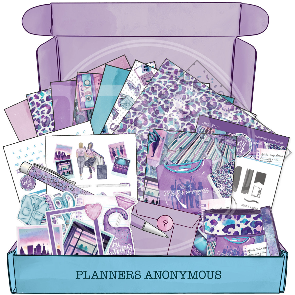 Girls Trip Planner Kit