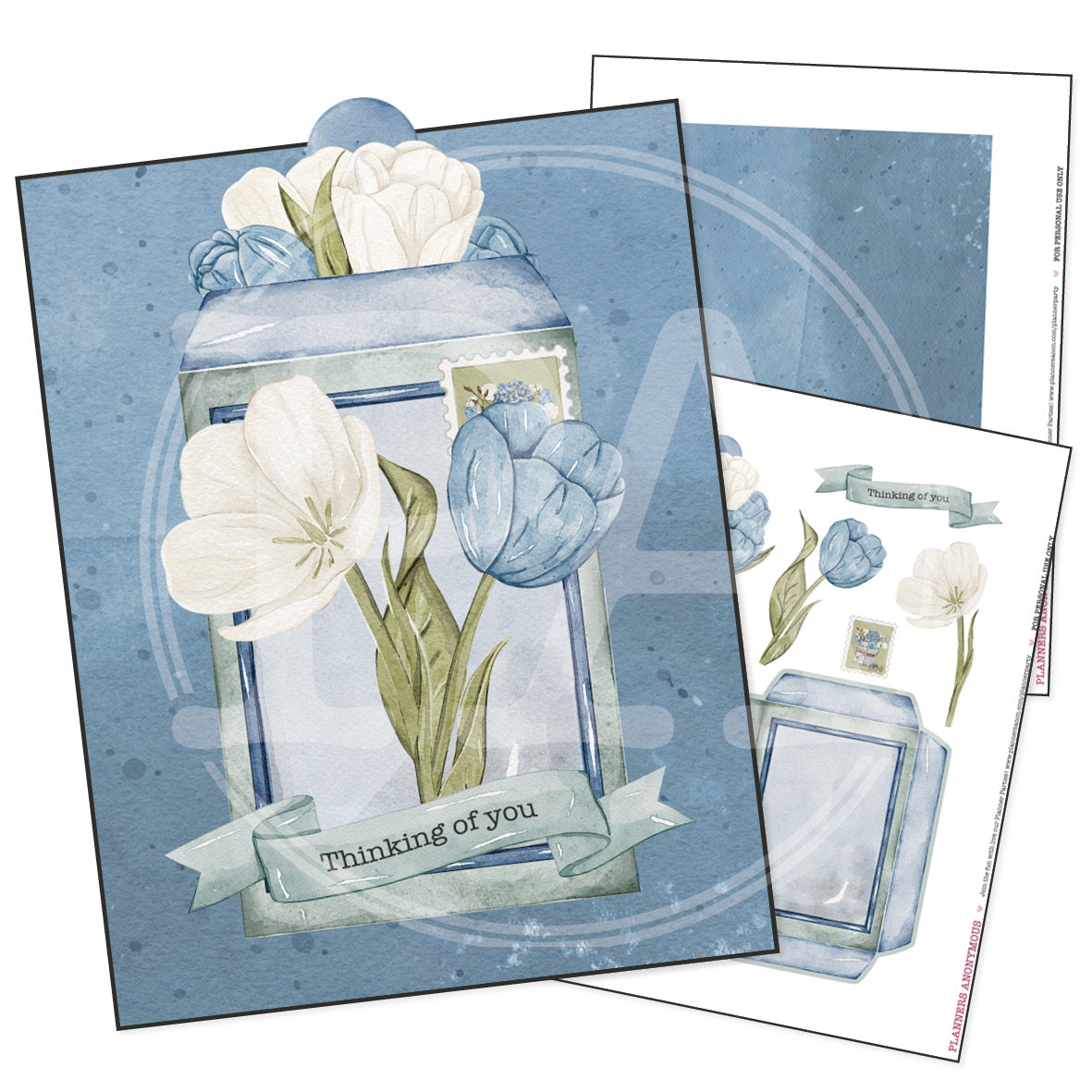 Country Cottage Floral Card