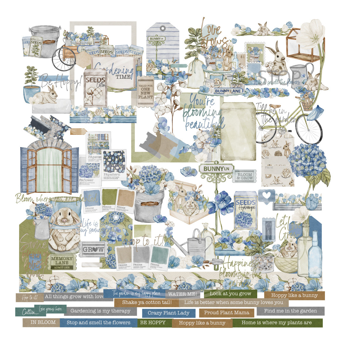Country Cottage Creative Kit - Printable