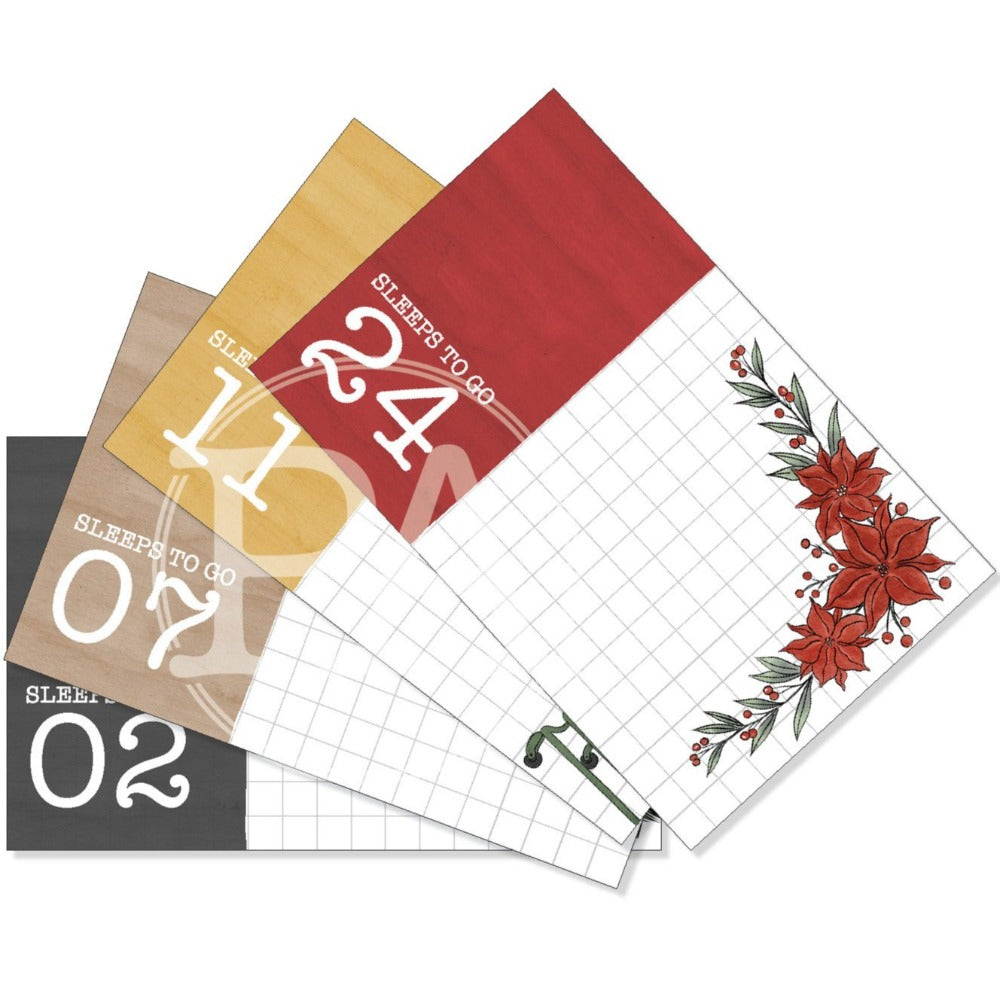 Deck The Halls Notepad (Countdown)