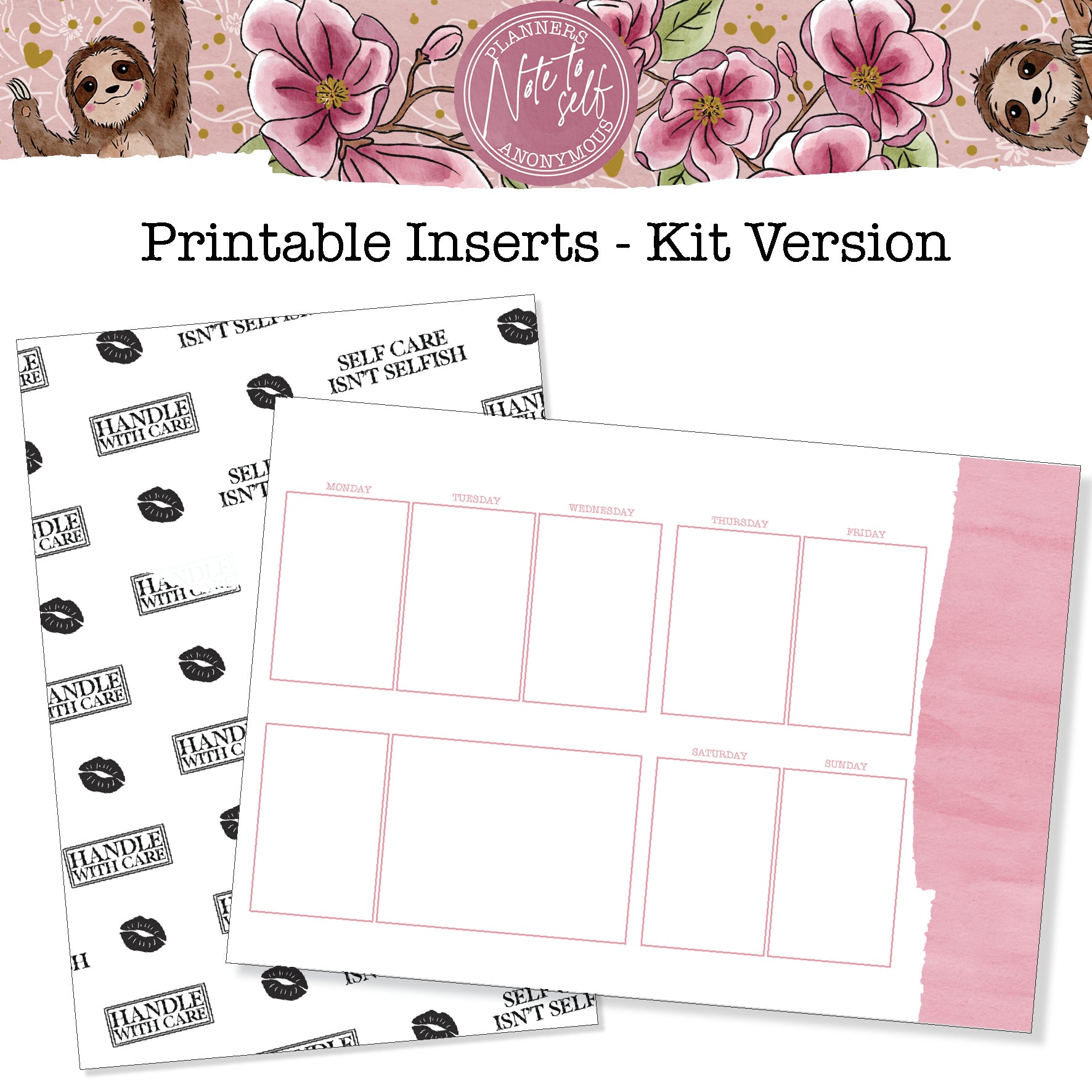 Take Note Printable Sticker Kit