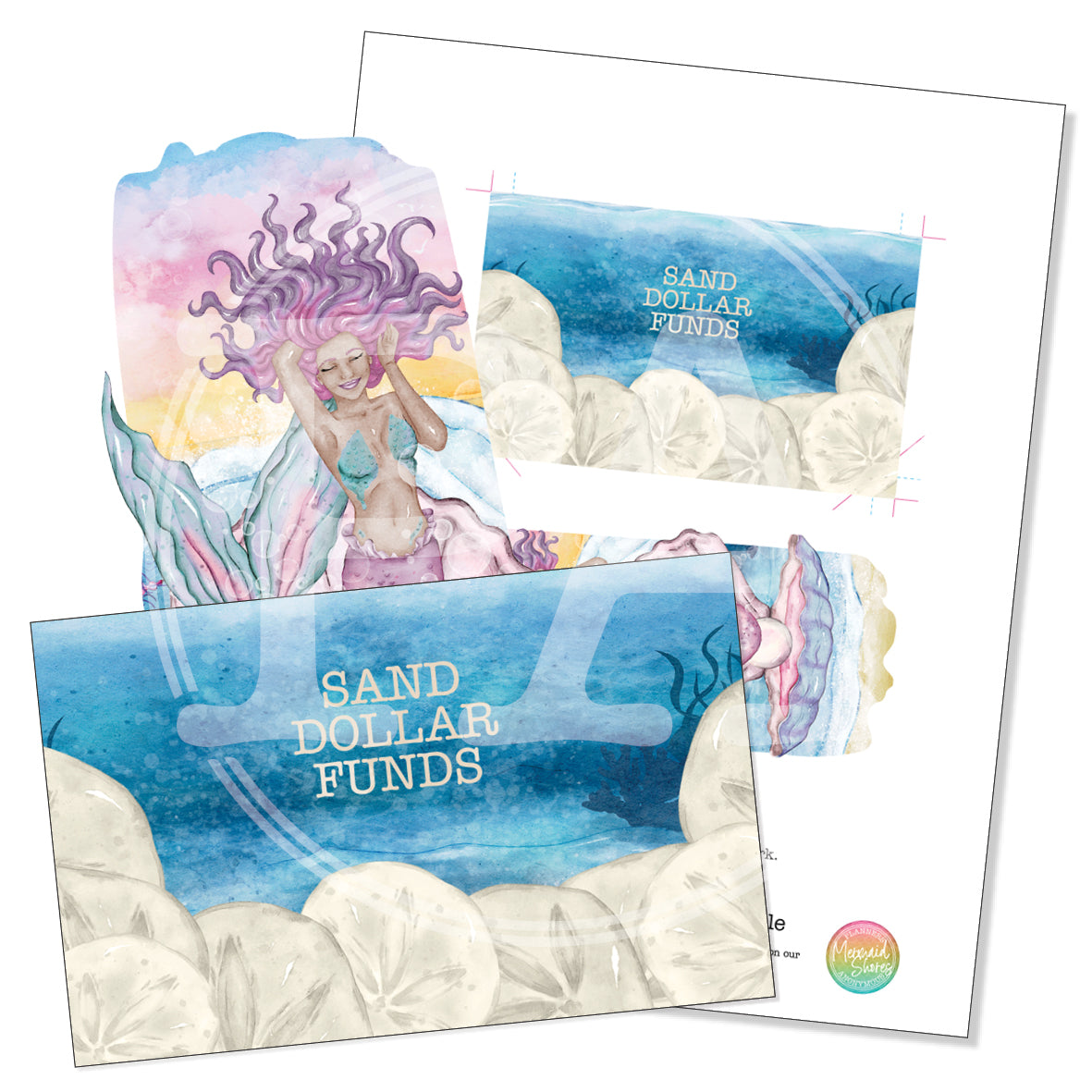 Mermaid Shores Pocket Printable