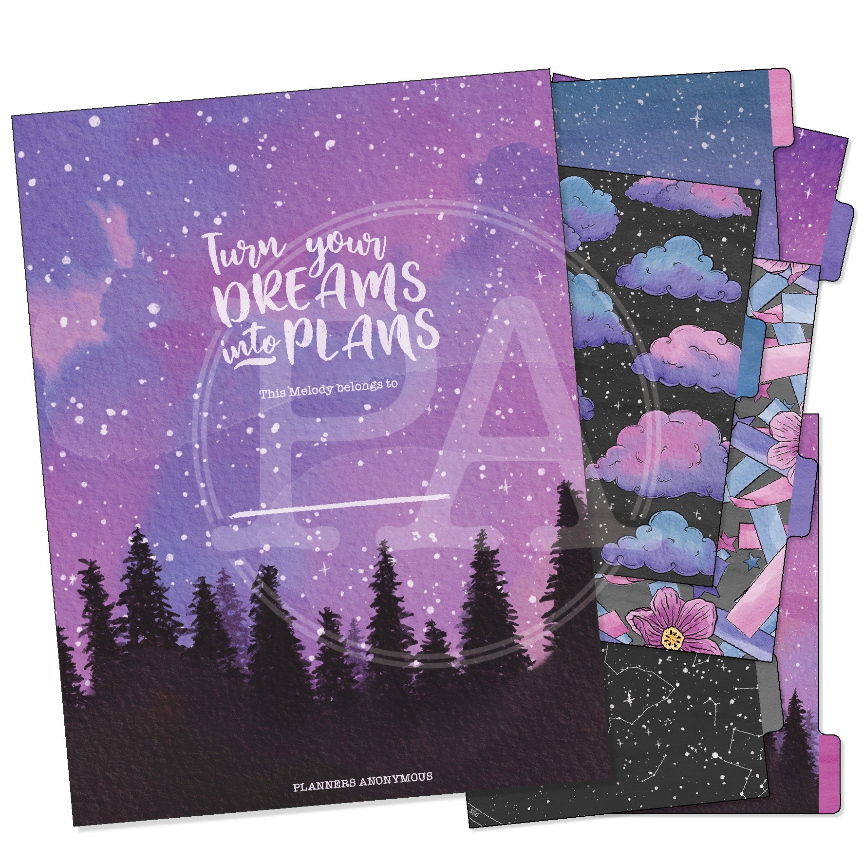 Under the Stars B6+ Melody  Dividers