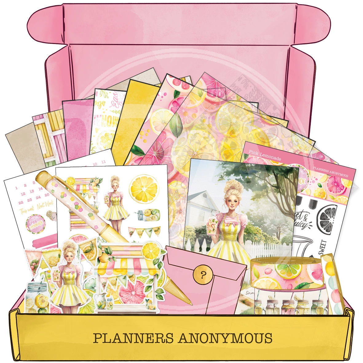 Pink Lemonade Planner Kit