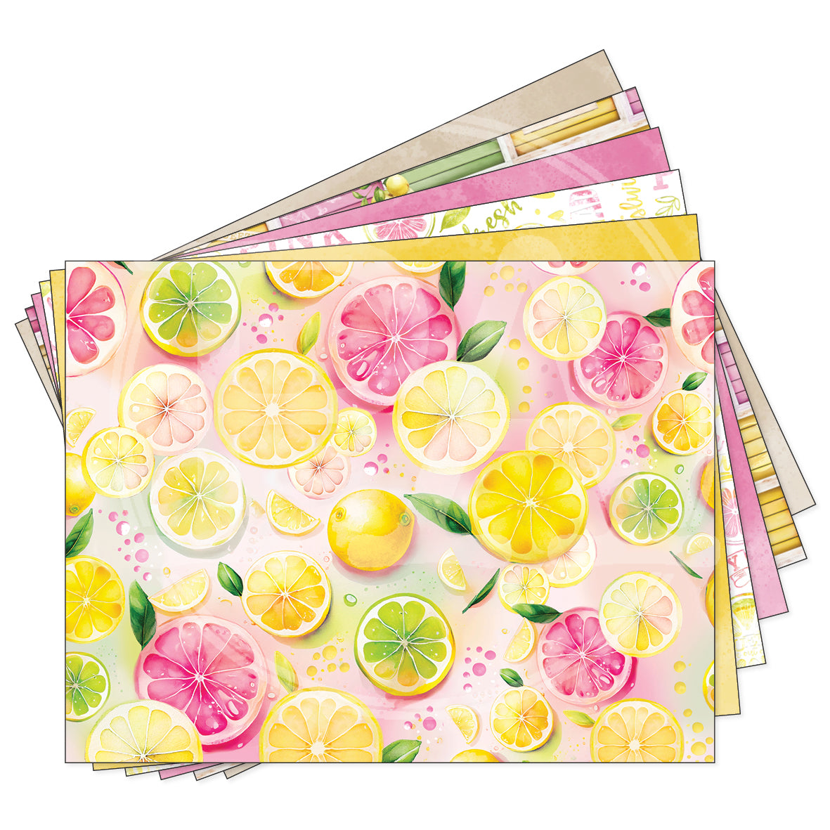 Pink Lemonade decorative papers - standard