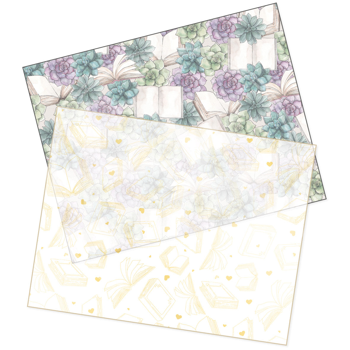 BookLover 2 decorative papers - additional