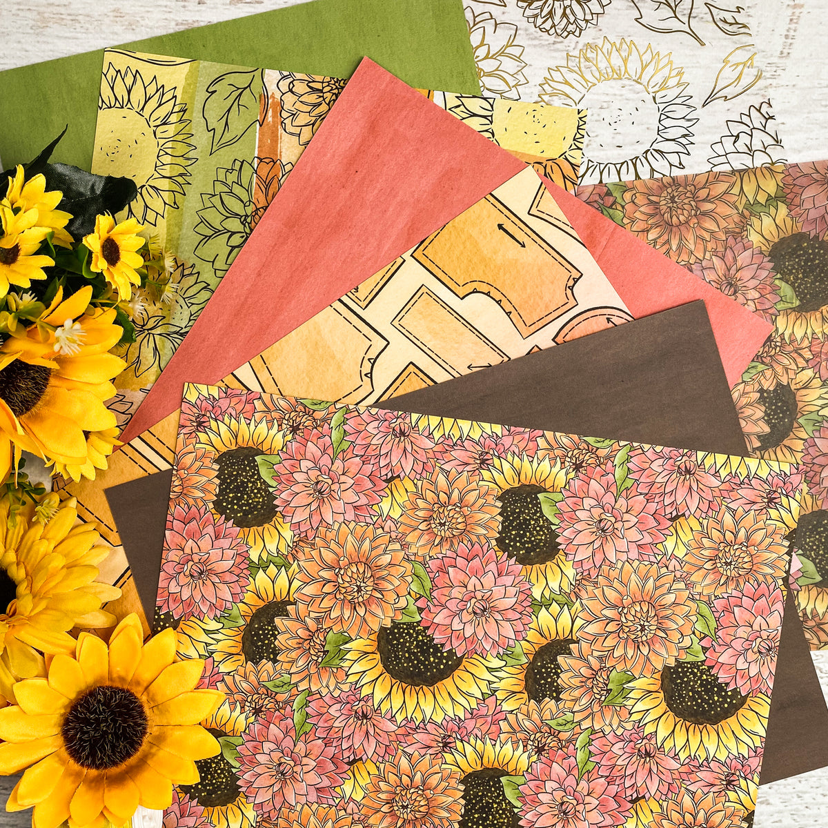 Sew Crafty decorative papers - standard