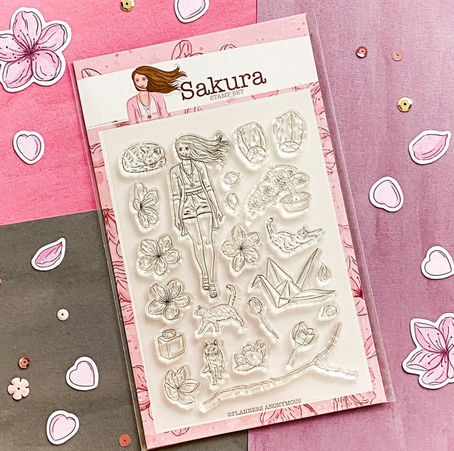 Sakura Stamp Set