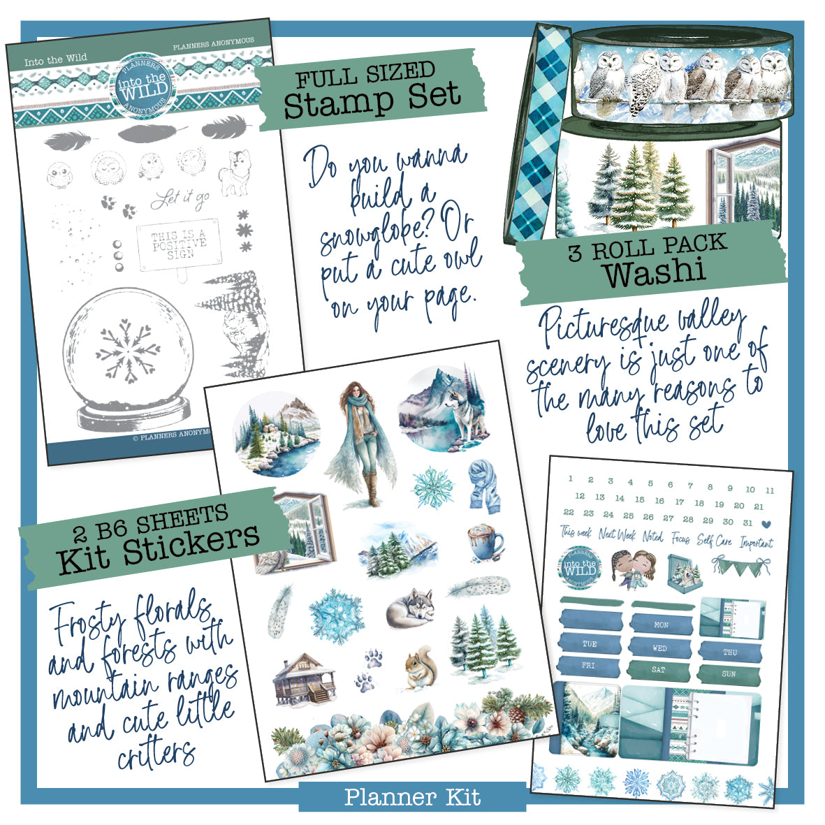 Into the Wild Planner Kit