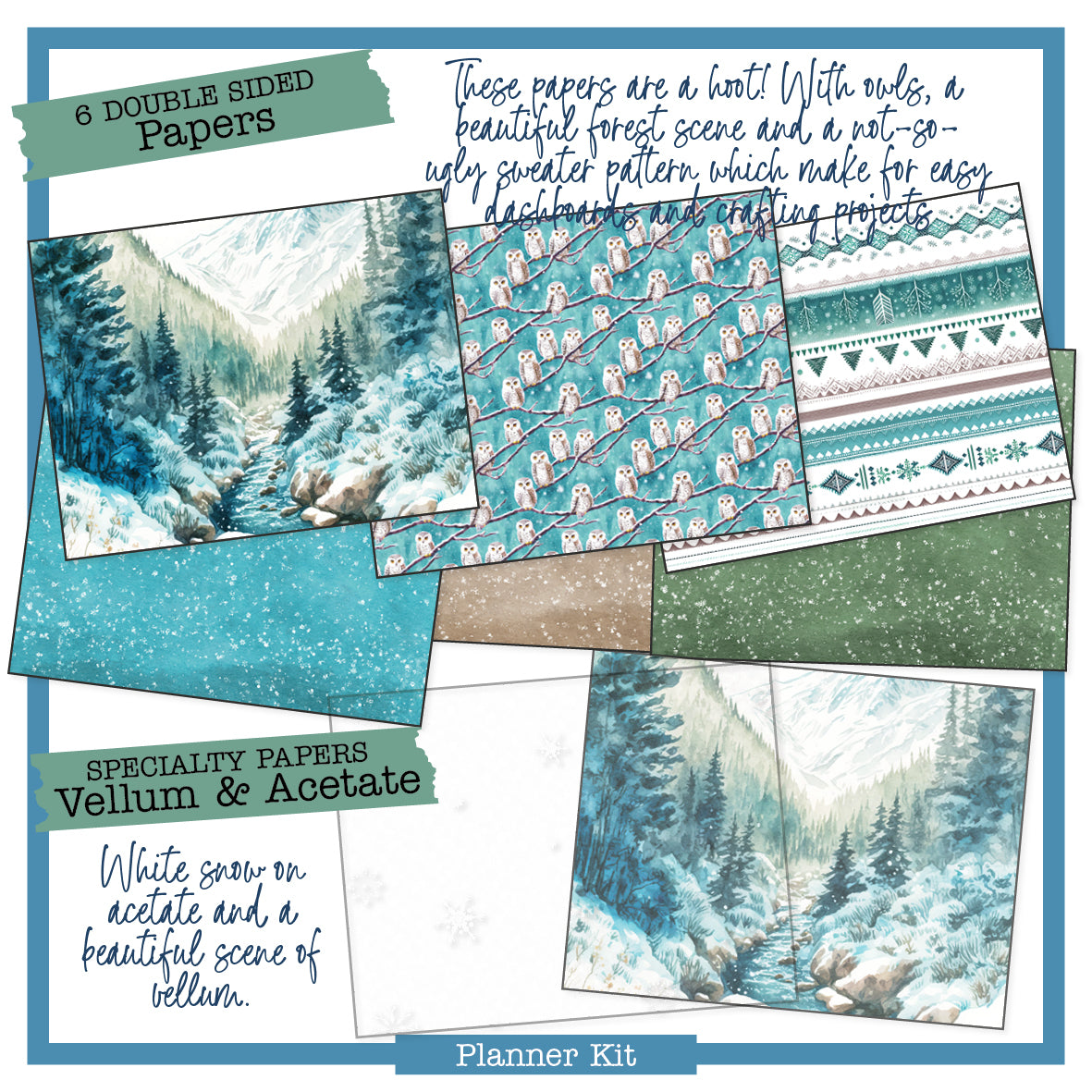 Into the Wild Planner Kit