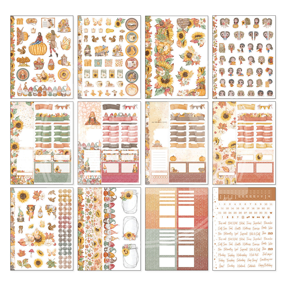 All for Fall planner sticker book