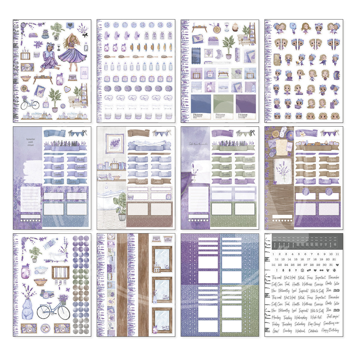 Rejuvenate planner sticker book