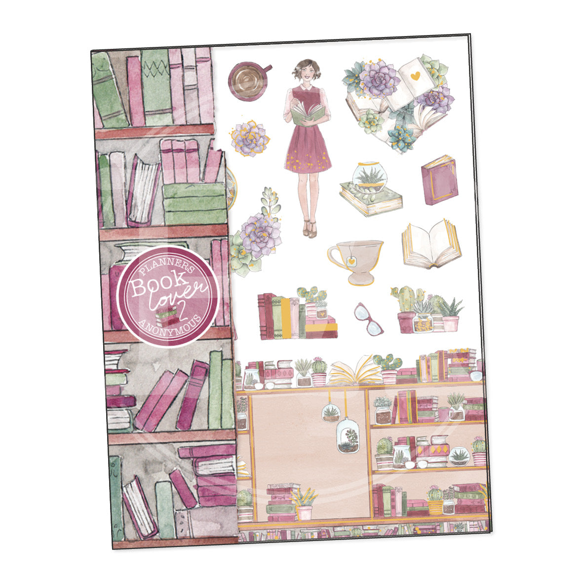 BookLover 2 Sticker Book