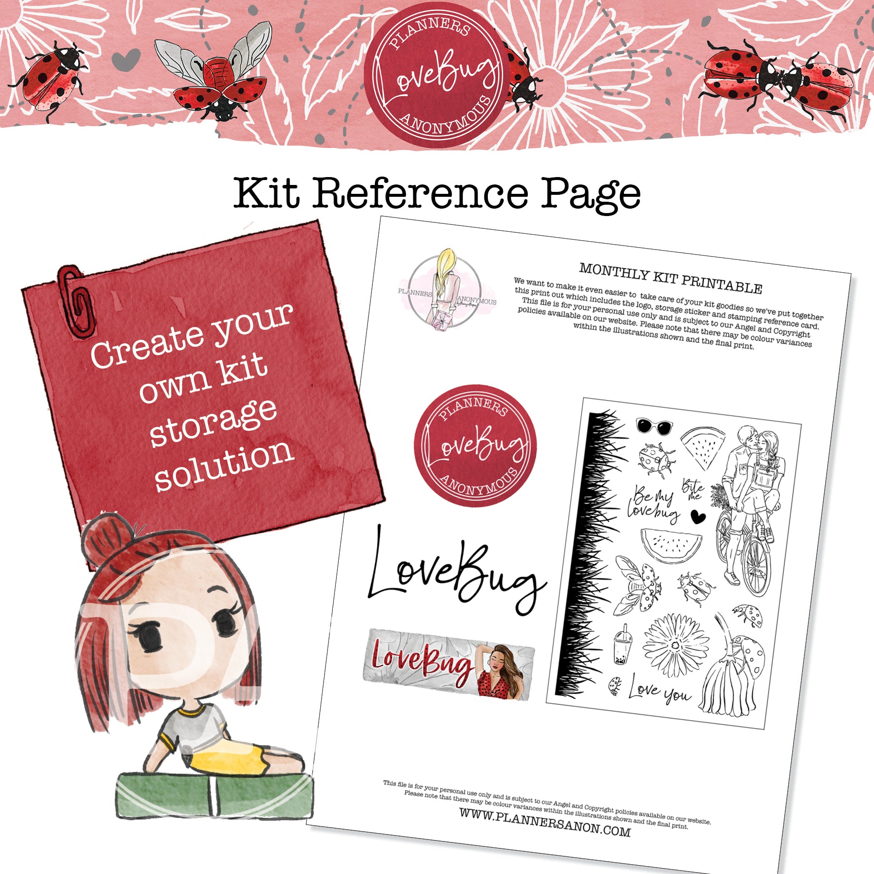 Love Bug Kit Reference Page