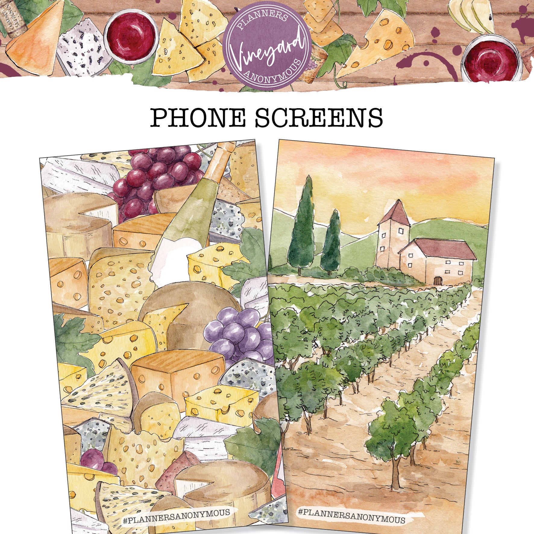 Vineyard Phone Background