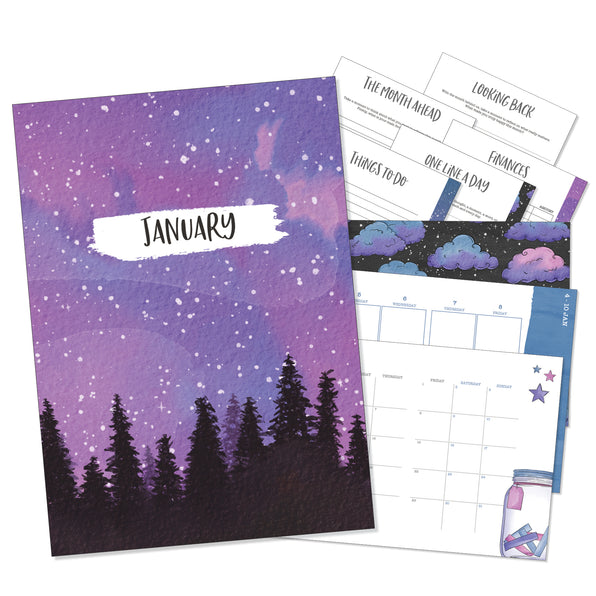 Under The Stars Printable Luxe Weekly Inserts