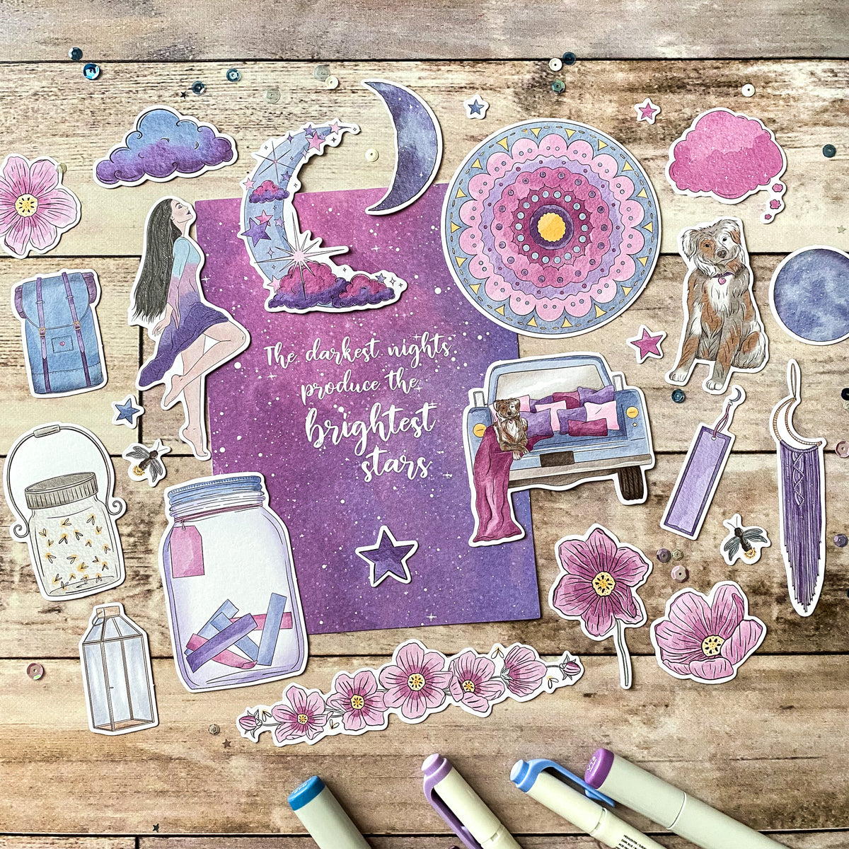 Under the Stars Planner kit