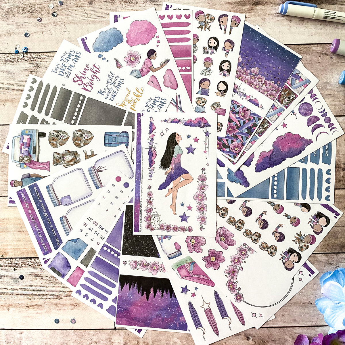 Under the Stars Planner kit