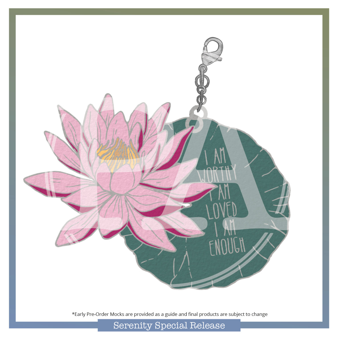 Serenity Enamel Charm