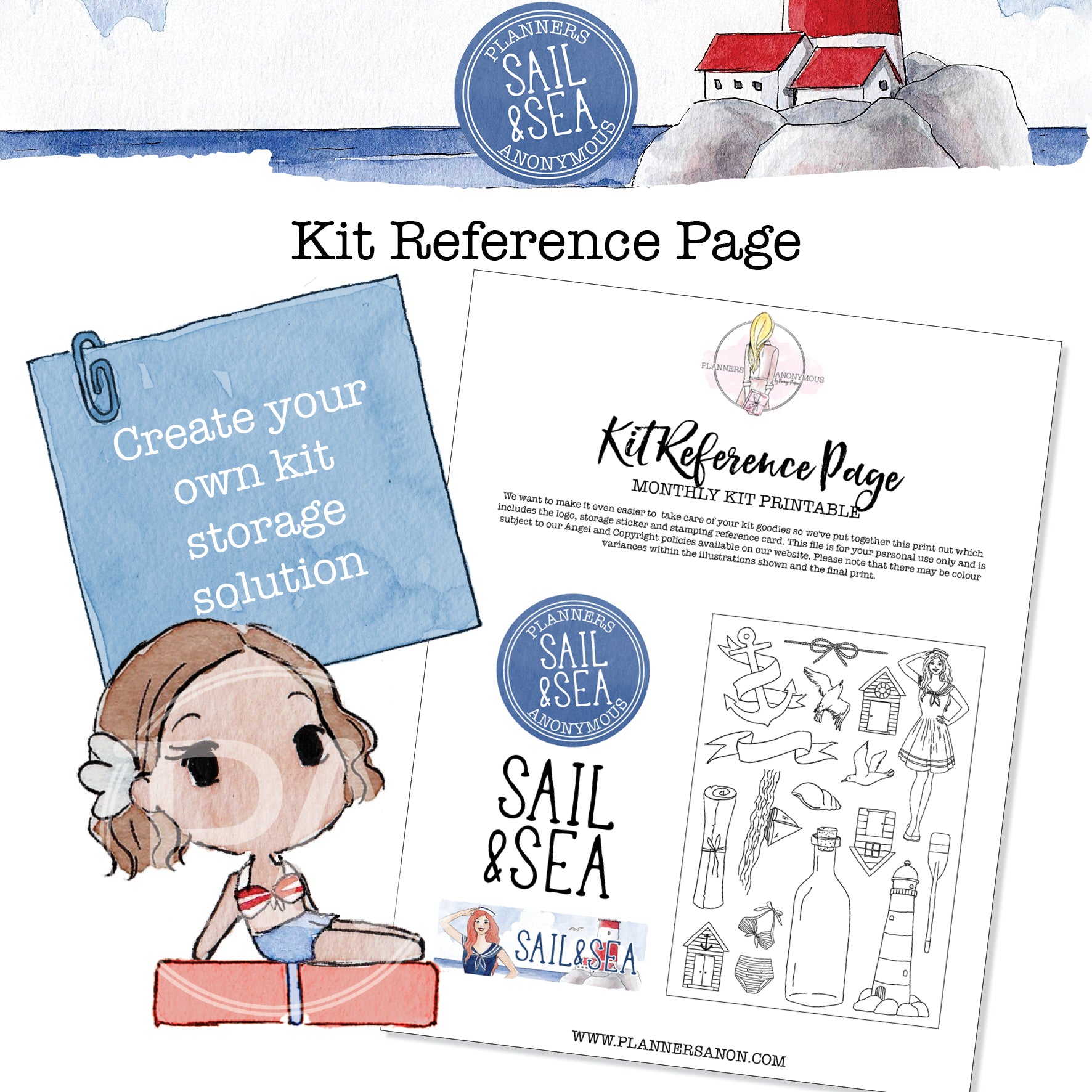 Sail and Sea Kit Reference Page
