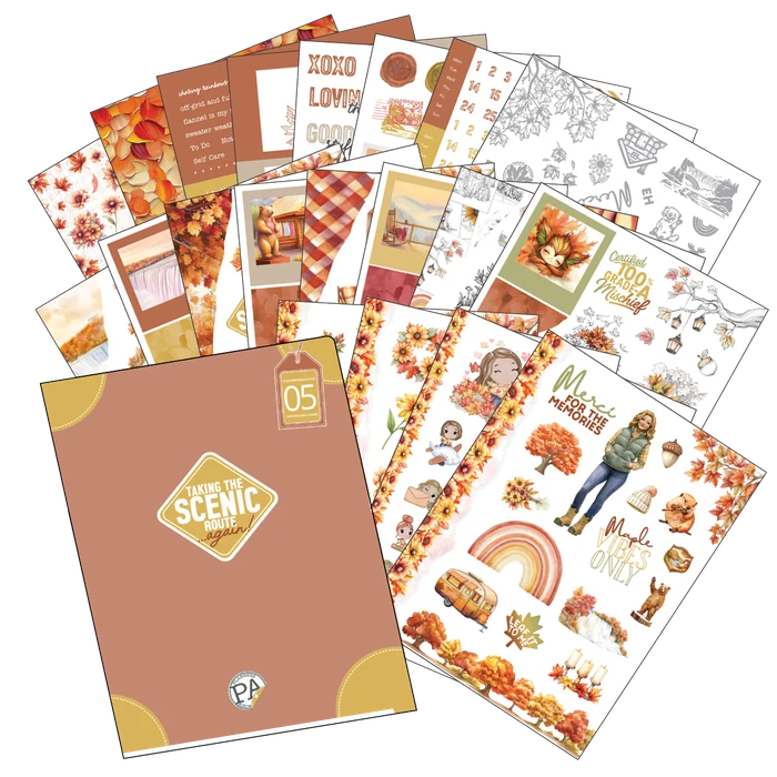 PC05 Maple Mornings Sticker Lover pack contents